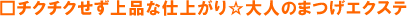 �`�N�`�N������i�Ȏd�オ�聙��l�̂܂��G�N�X�e